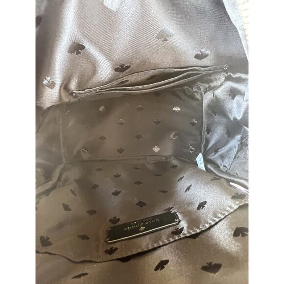 Kate Spade Chelsea The Little Better Nylon Mini Backpack Black Multi Leopard - Picture 4 of 4